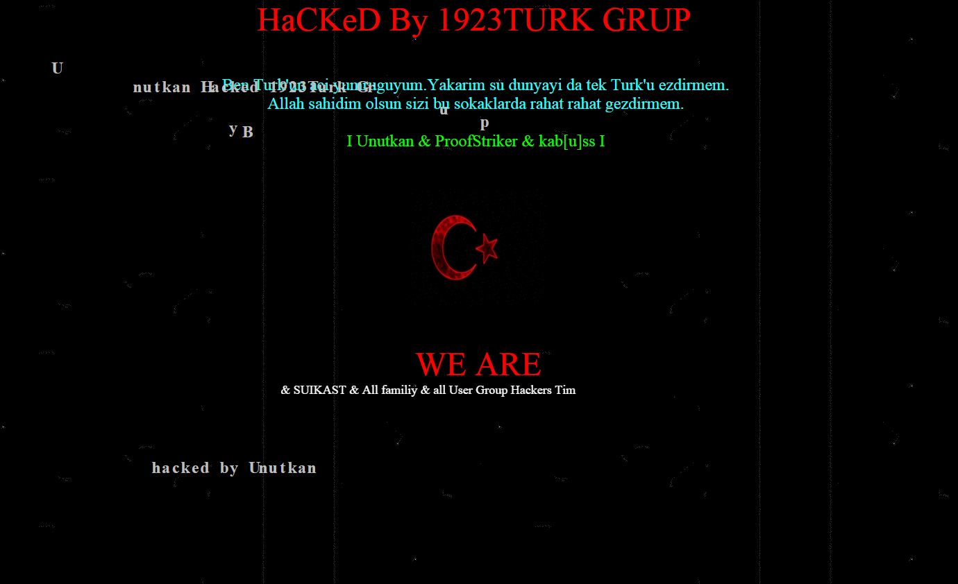 Hacked-website
